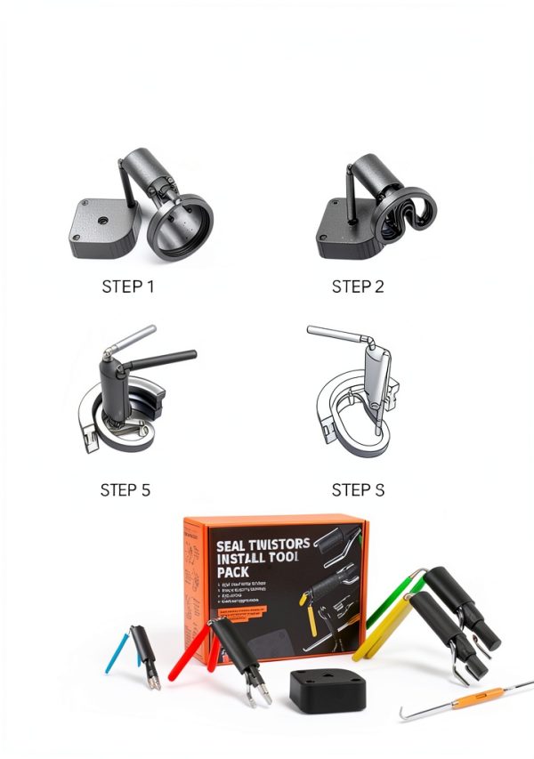 Hydraulic Seal Installation Tools 6 Pack by sixcow Strong U-Cup Kit-4